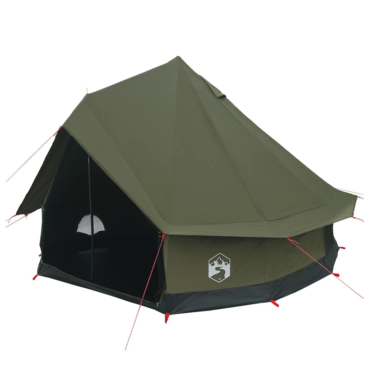 Tents 6 Person Family Camping Tent Waterproof Outdoor Shelter Army Green Large 3