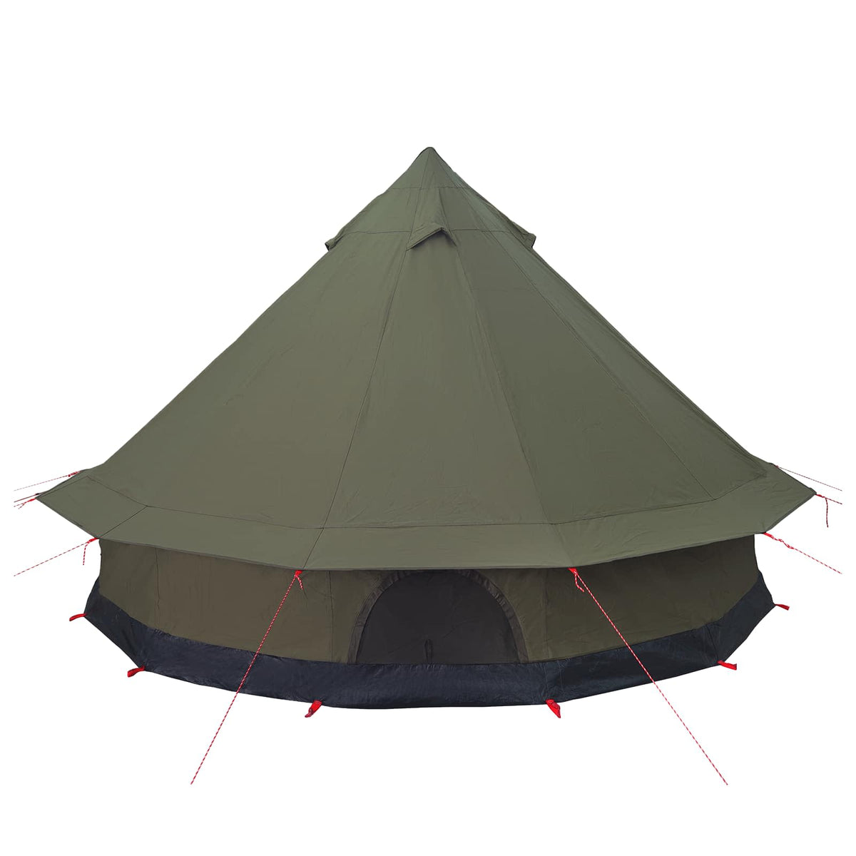 Tents 6 Person Family Camping Tent Waterproof Outdoor Shelter Army Green Large 3
