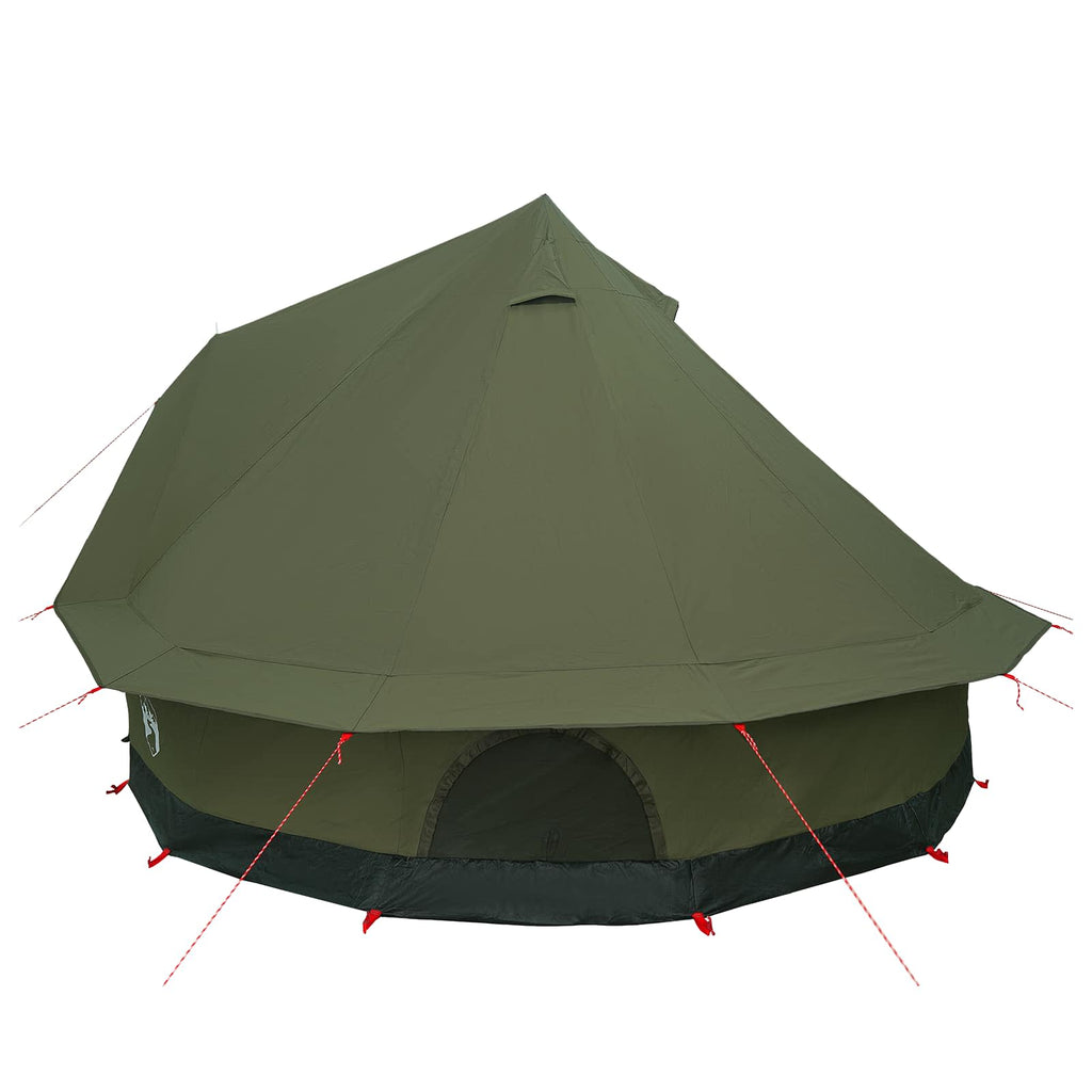 Tents 6 Person Family Camping Tent Waterproof Outdoor Shelter Army Green Large 3