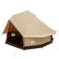 Family Tent Cream 8-Person 185T Polyester With Pu Coating