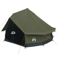 Family Tent Army Green 8-Person 185T Polyester With Pu Coating