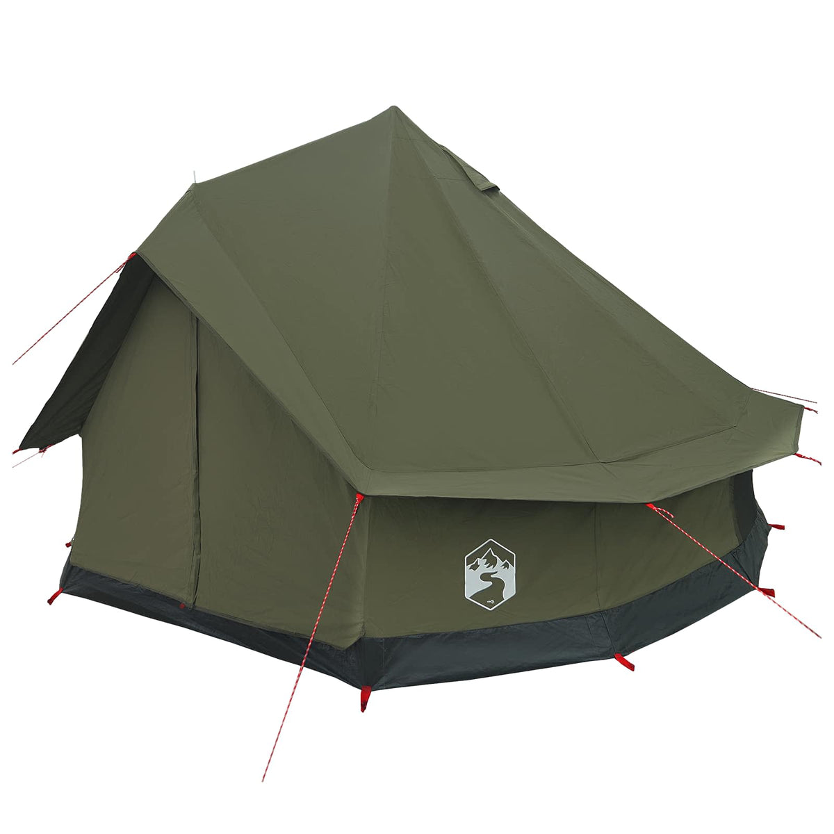 Tents 8 Person Family Camping Tent Waterproof Outdoor Shelter Army Green Large 4