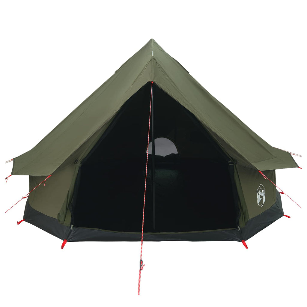 Tents 8 Person Family Camping Tent Waterproof Outdoor Shelter Army Green Large 4