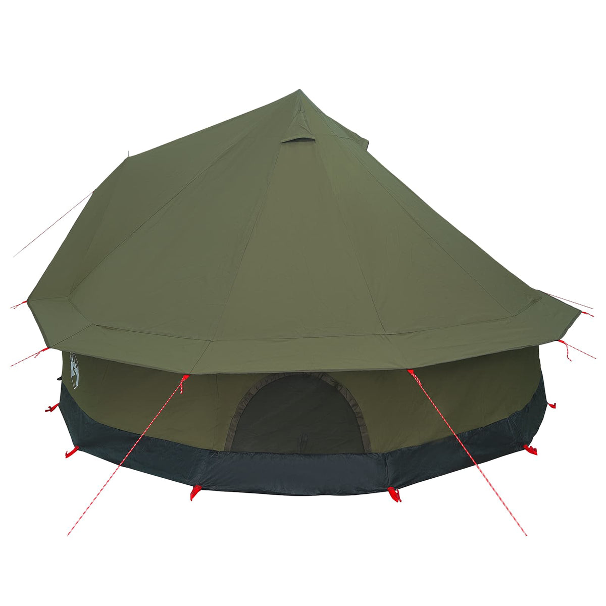 Tents 8 Person Family Camping Tent Waterproof Outdoor Shelter Army Green Large 4