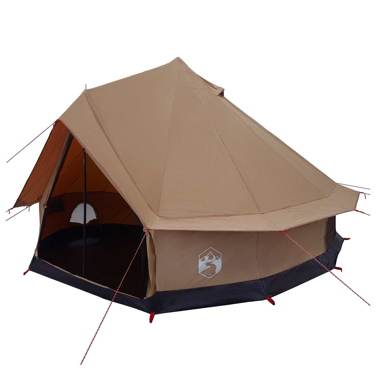 Tents 8 Person Family Camping Tent Waterproof Outdoor Shelter Brown Large 410 cm