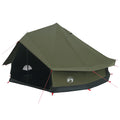 Family Tent Army Green 10-Person 185T Polyester With Pu Coating