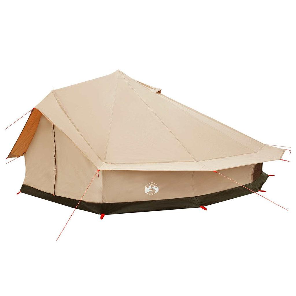Tents 12 Person Family Camping Tent Waterproof Outdoor Shelter Cream Large 600 c