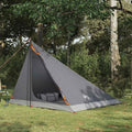 Backpacking Tent Grey And Orange 4 Person 1