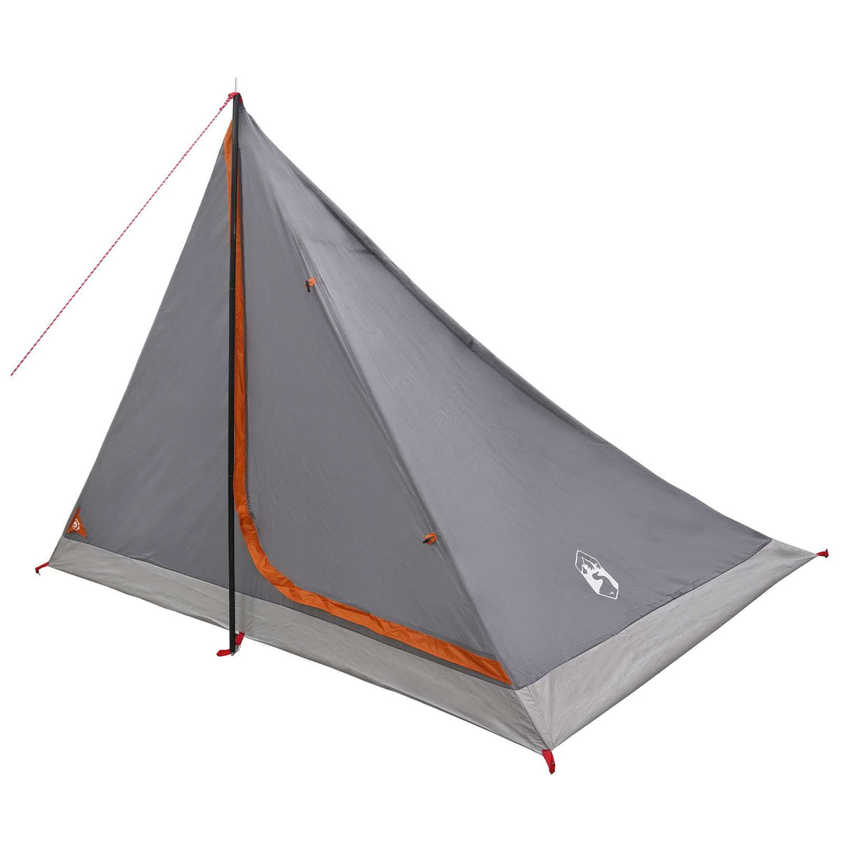 Tents Backpacking Tent Grey Orange 4-Person Grey and orange Portable 248 cm