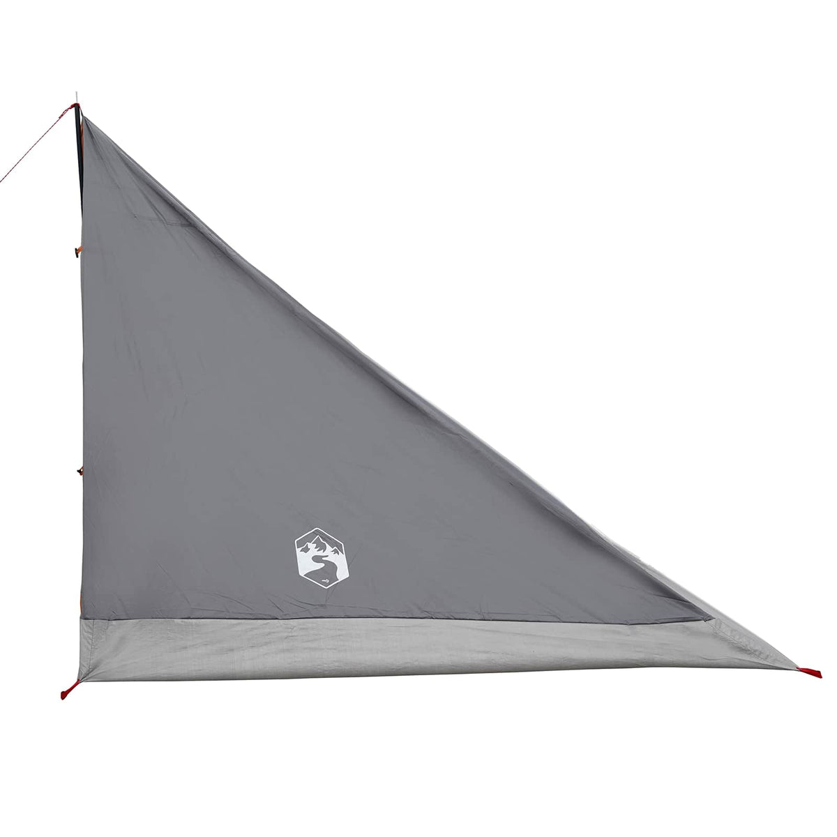 Tents Backpacking Tent Grey Orange 4-Person Grey and orange Portable 248 cm