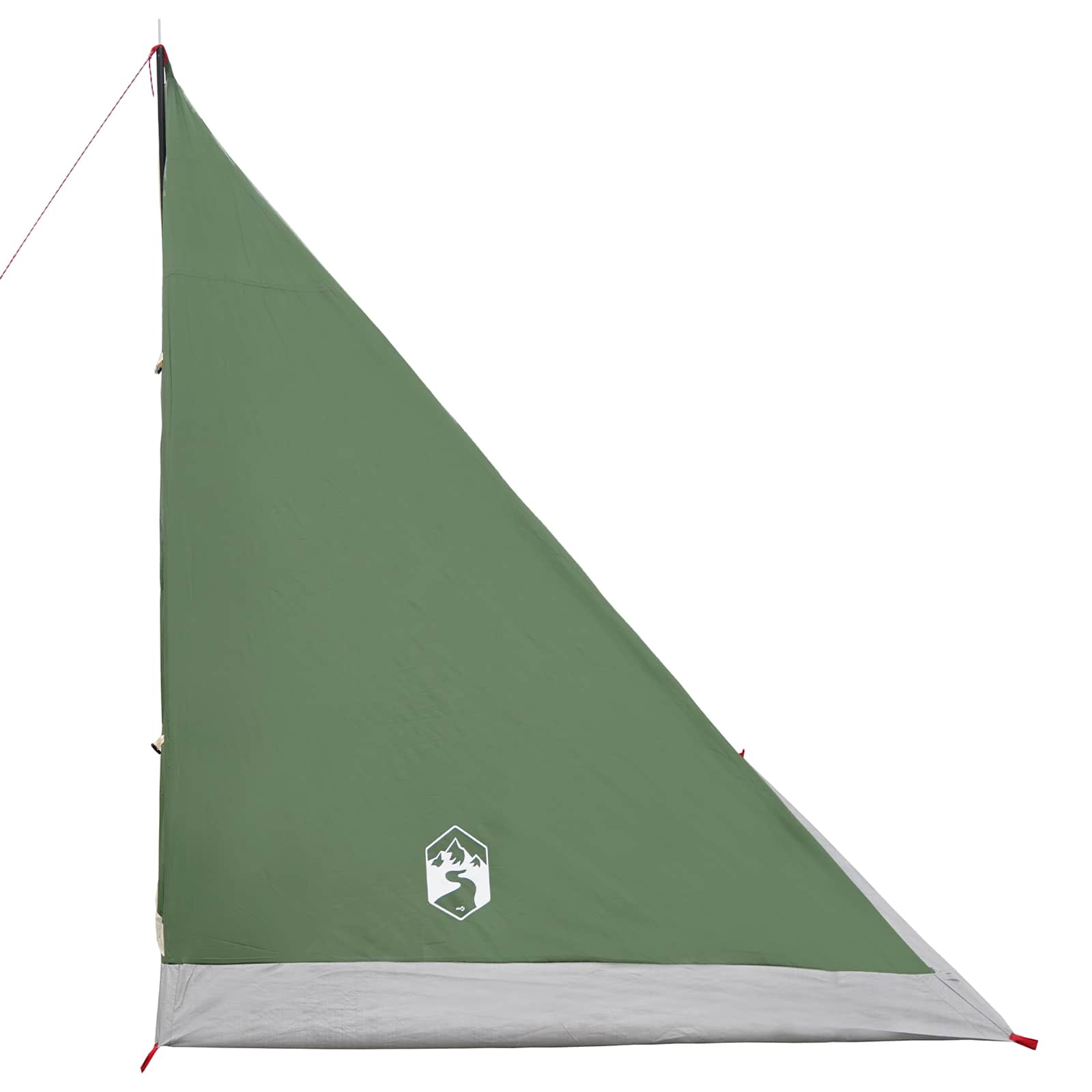 Backpacking Tent Green 2-Person 185T Polyester With Pu Coating