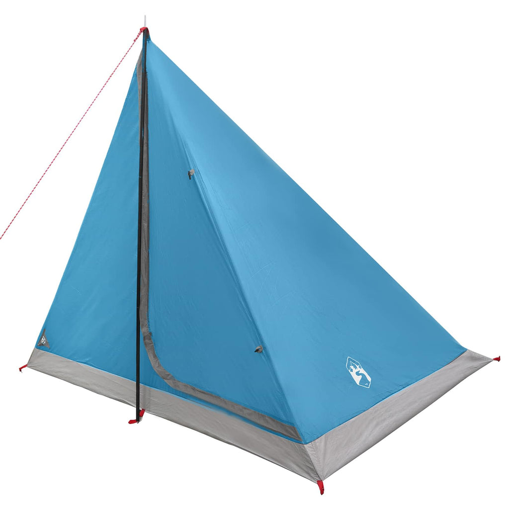 Tents Backpacking Tent Blue 2-Person 185T Polyester Pu Coating Portable 225 cm