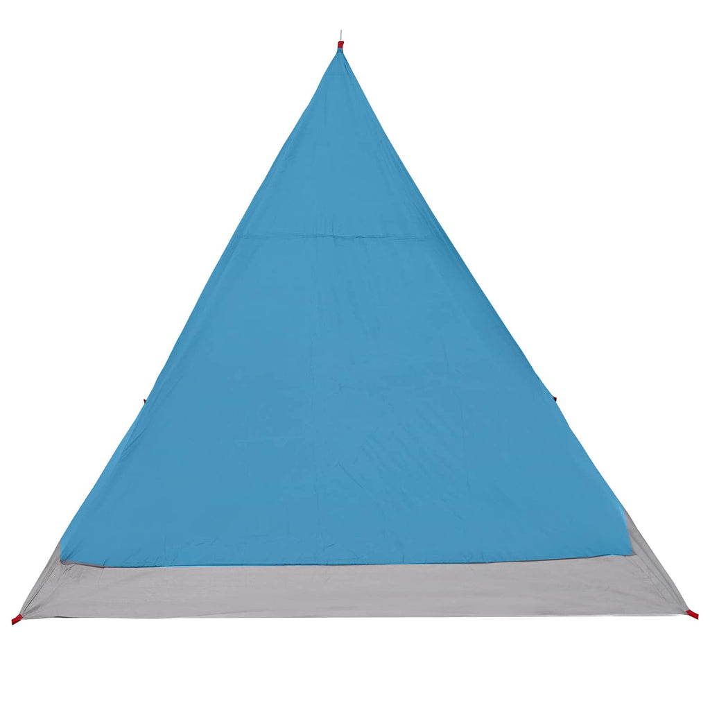 Tents Backpacking Tent Blue 2-Person 185T Polyester Pu Coating Portable 225 cm