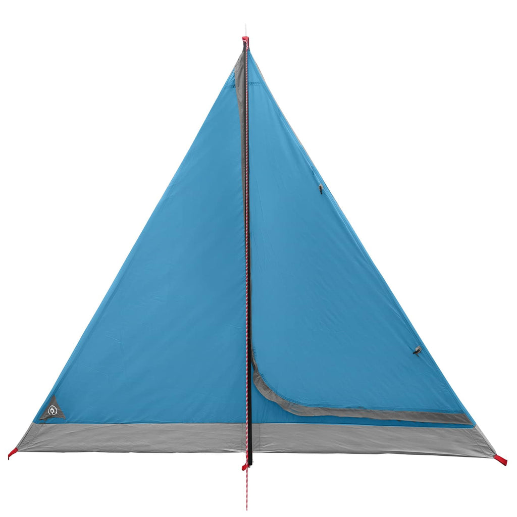 Tents Backpacking Tent Blue 2-Person 185T Polyester Pu Coating Portable 225 cm