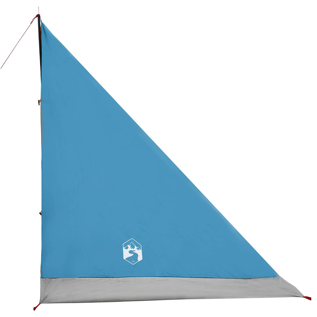 Tents Backpacking Tent Blue 2-Person 185T Polyester Pu Coating Portable 225 cm