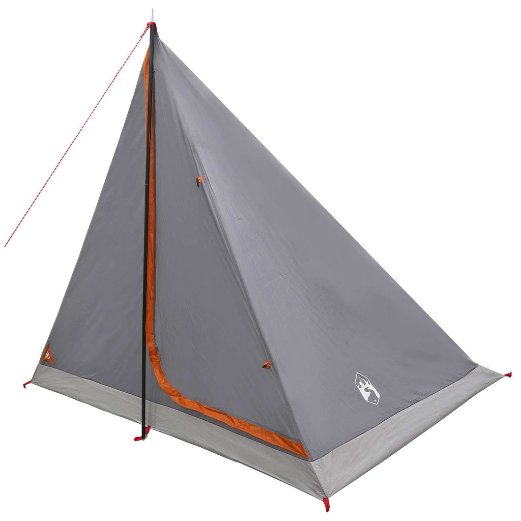 Backpacking Tent Grey And Orange 2-Person