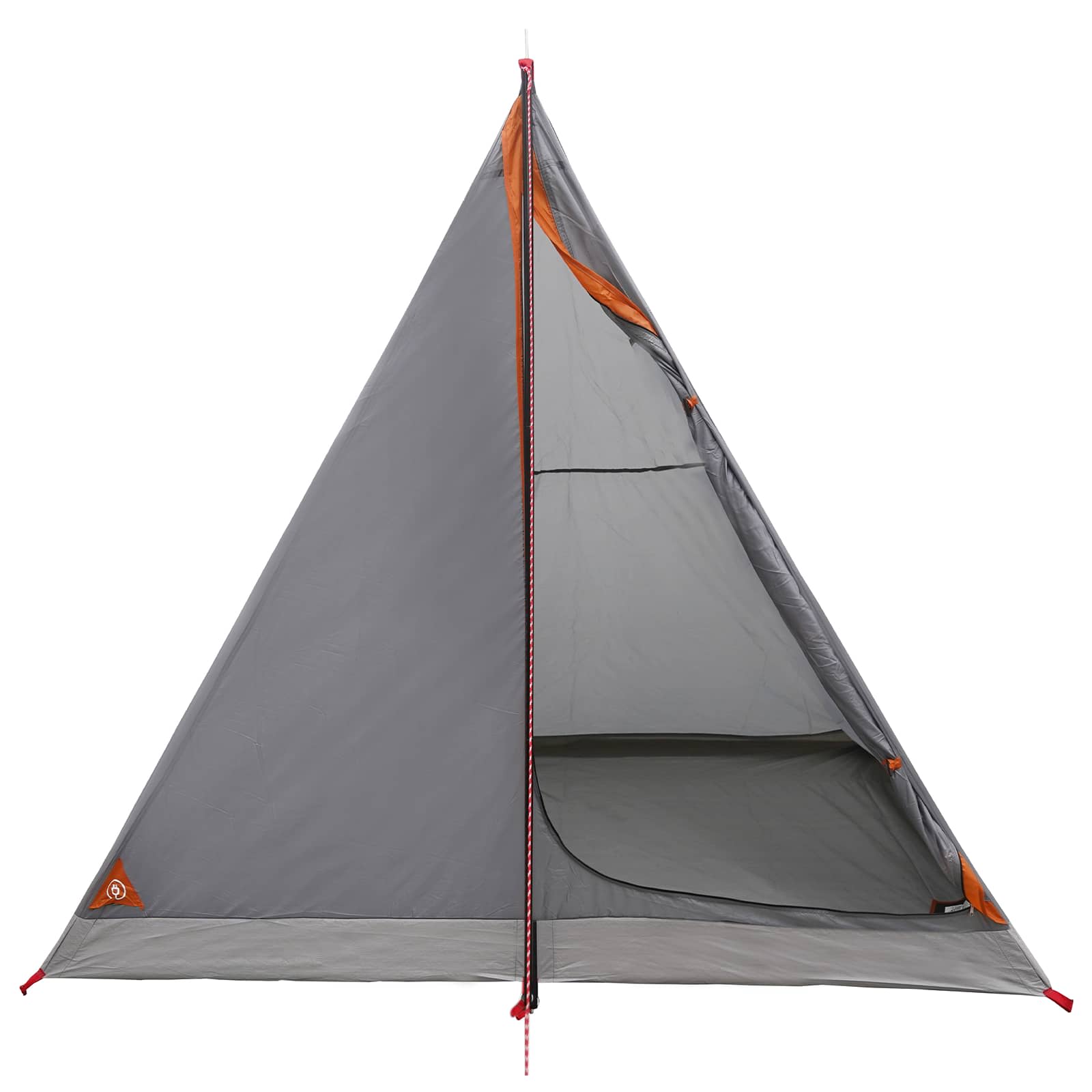 Backpacking Tent Grey And Orange 2-Person