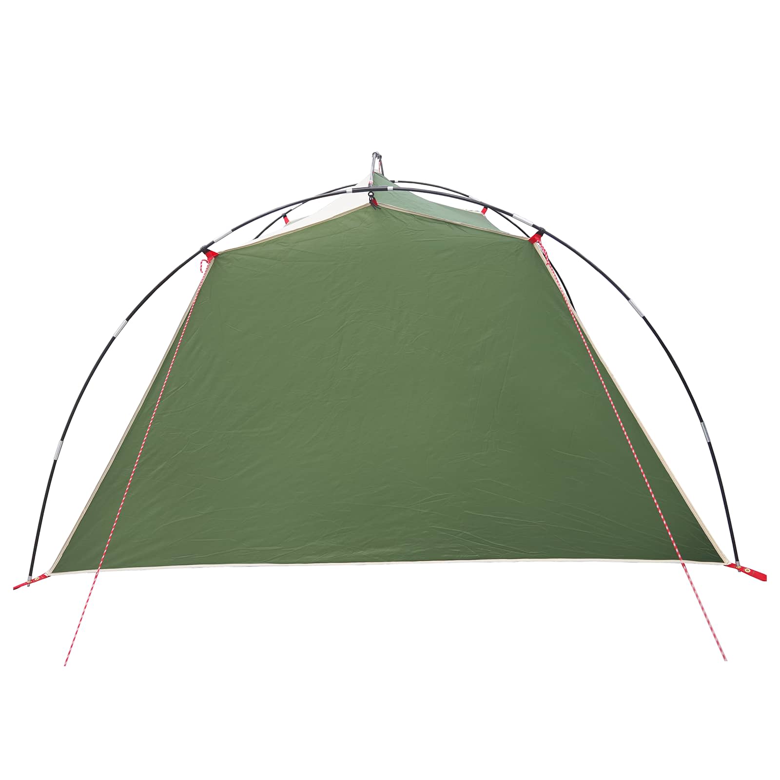 Tunnel Tent Green 4-Person 185T Polyester With Pu Coating