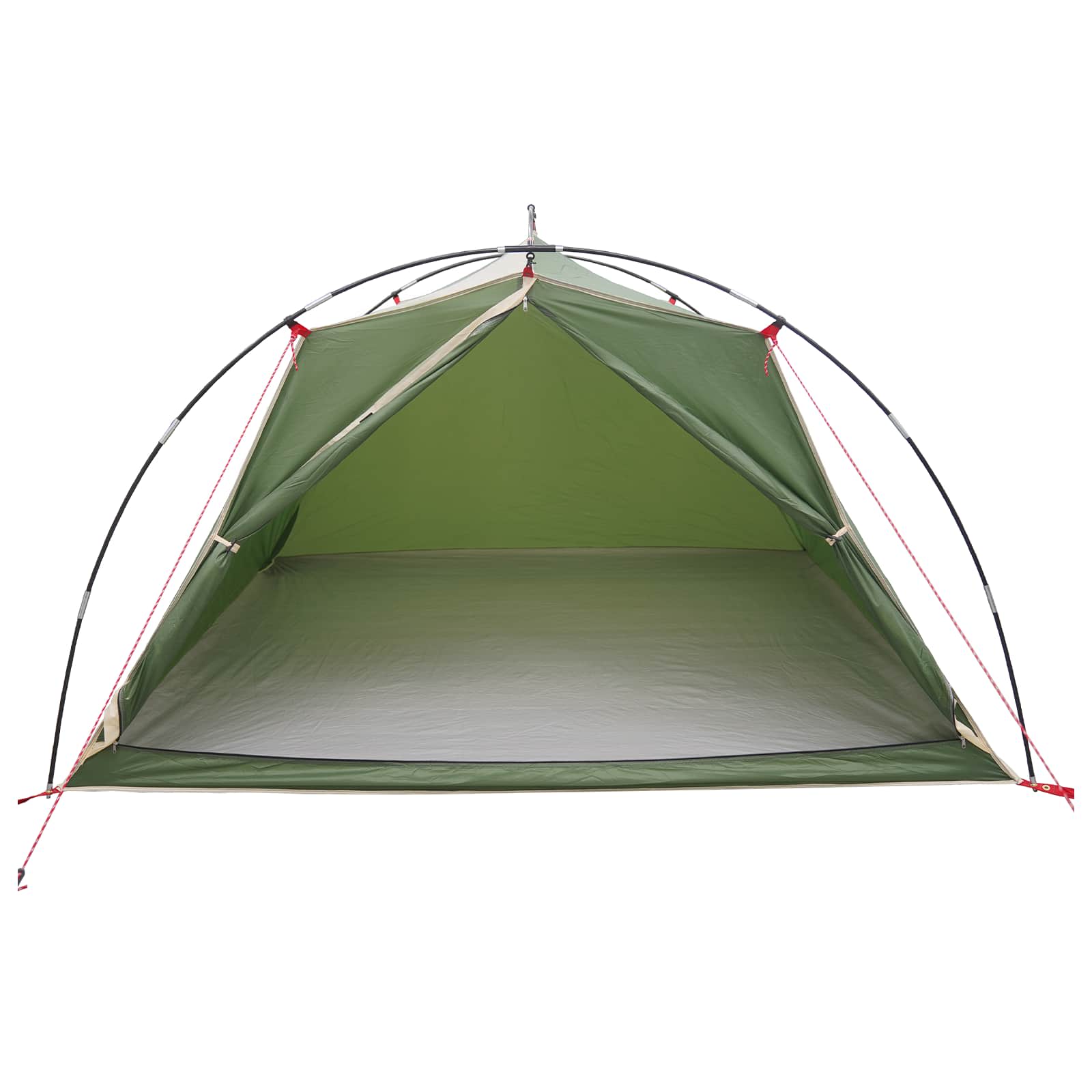 Tunnel Tent Green 4-Person 185T Polyester With Pu Coating