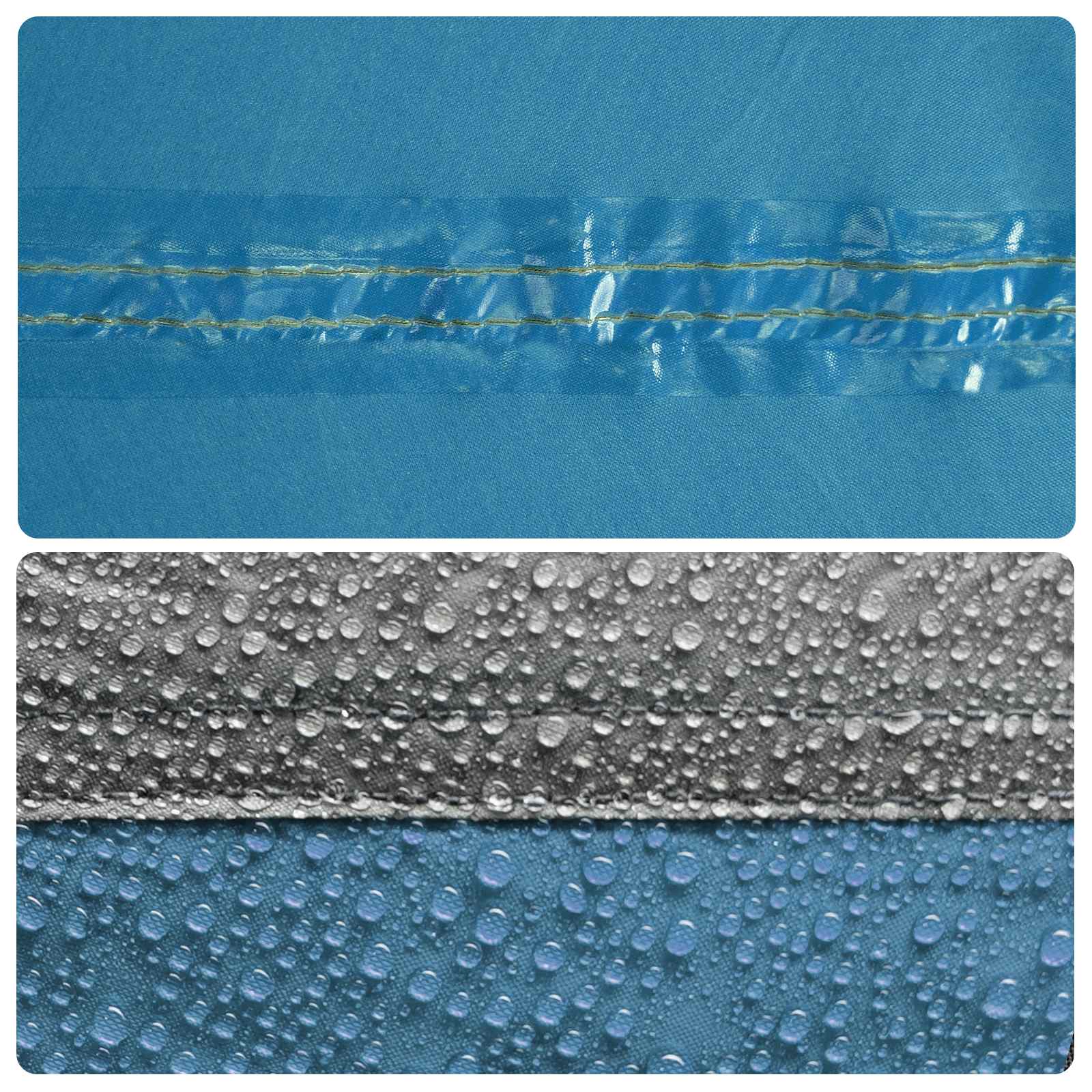 Tunnel Tent Blue 4-Person 185T Polyester With Pu Coating