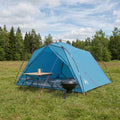 Tents 4 Person Tunnel Tent Waterproof Camping Hiking Shelter Blue Lightweight 24