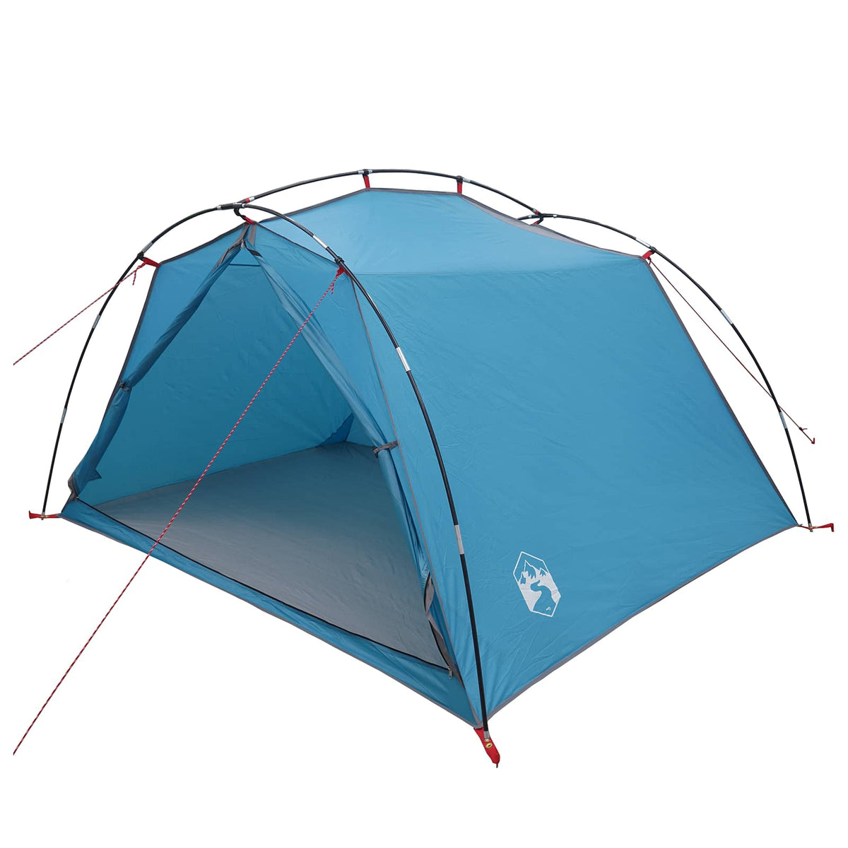 Tents 4 Person Tunnel Tent Waterproof Camping Hiking Shelter Blue Lightweight 24