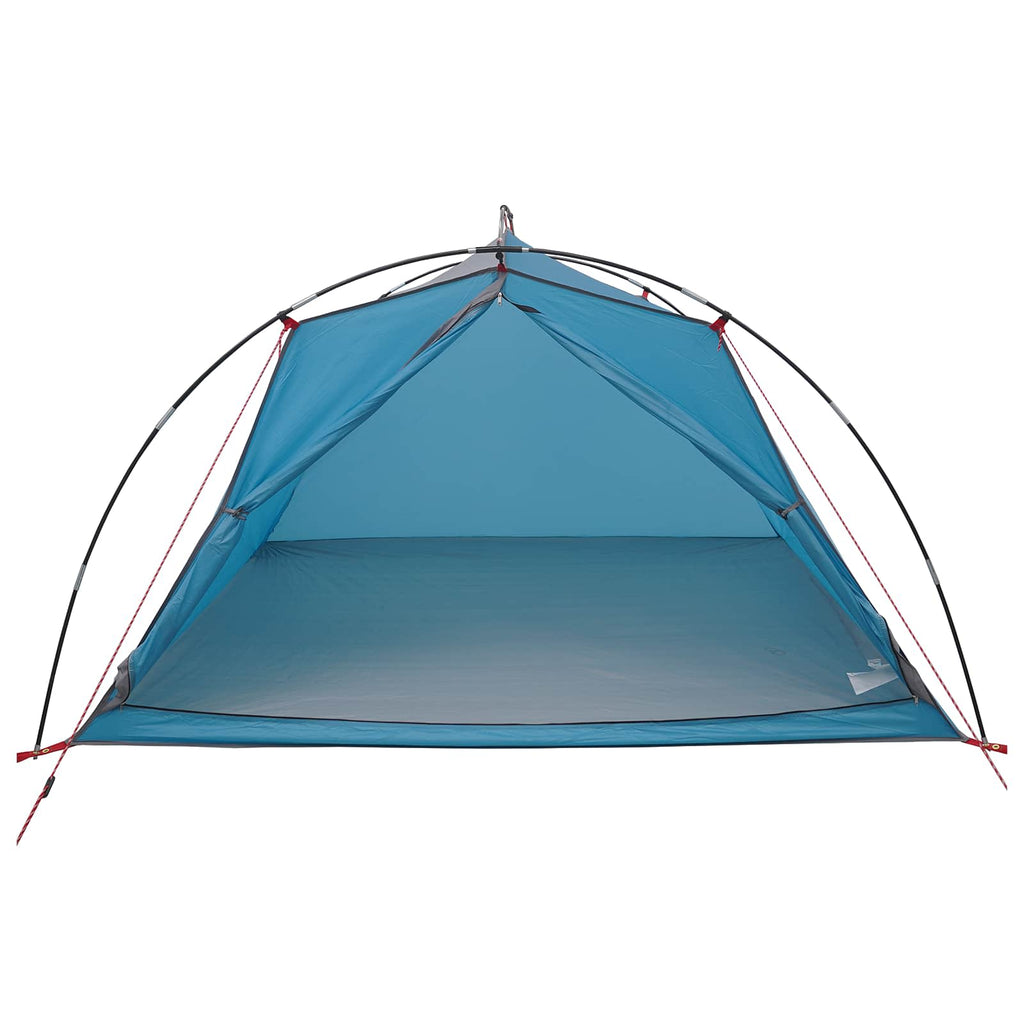 Tents 4 Person Tunnel Tent Waterproof Camping Hiking Shelter Blue Lightweight 24