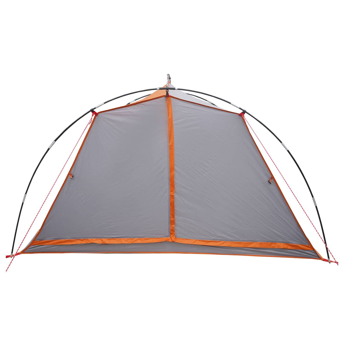 Tents 4 Person Waterproof Tunnel Tent Family Camping Festival Grey Orange 244 cm