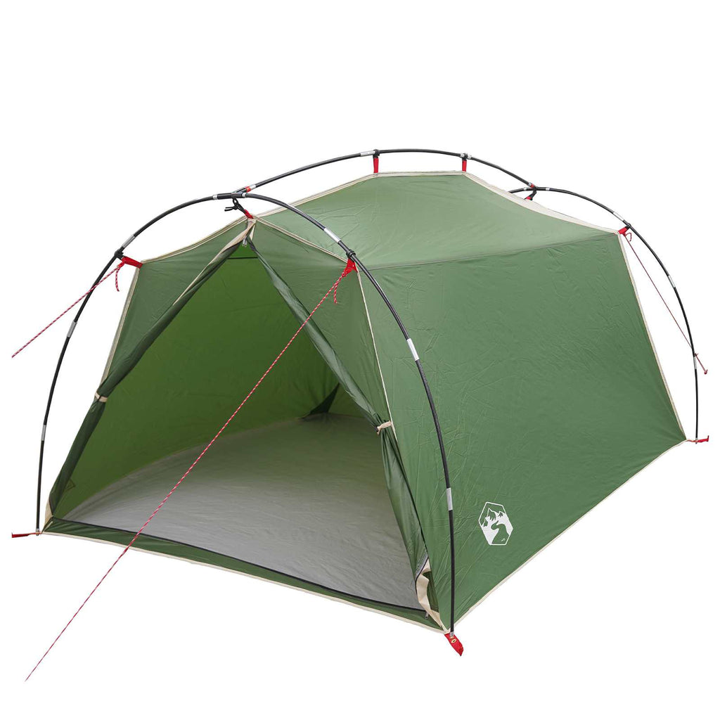Tunnel Tent Green 2-Person 185T Polyester With Pu Coating