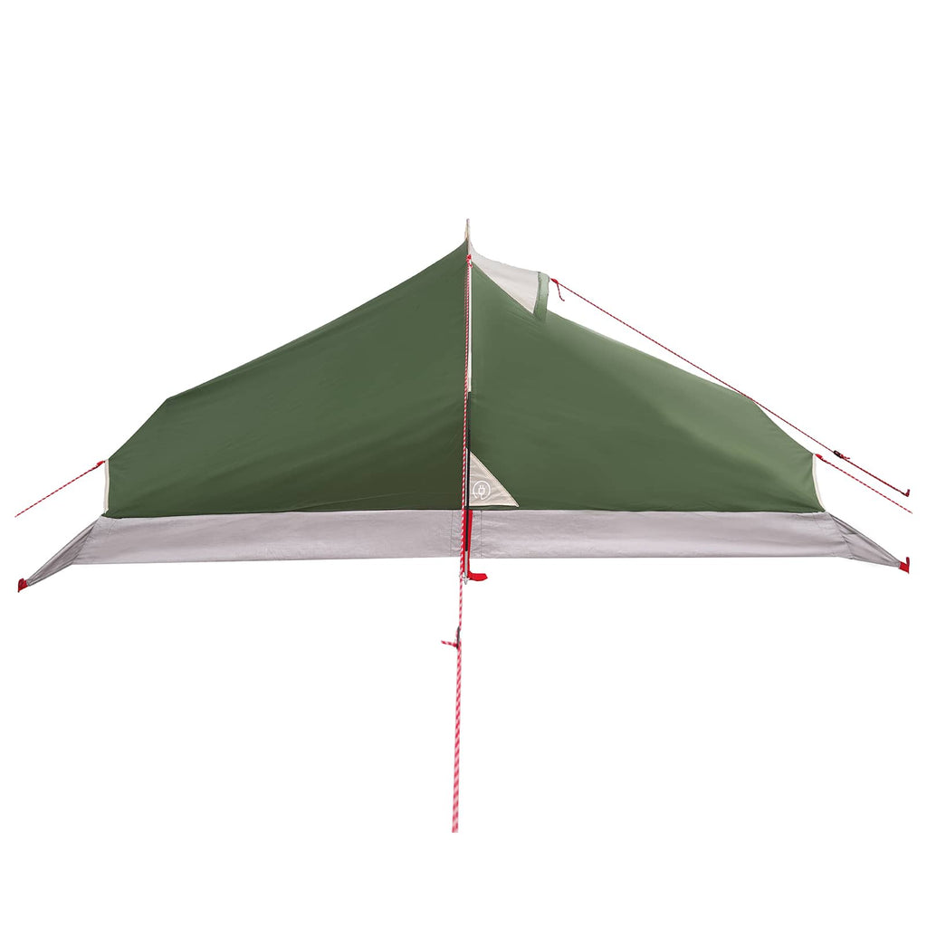 Tents Backpacking Tent Green 4-Person 185T Polyester Pu Coating Portable 260 cm