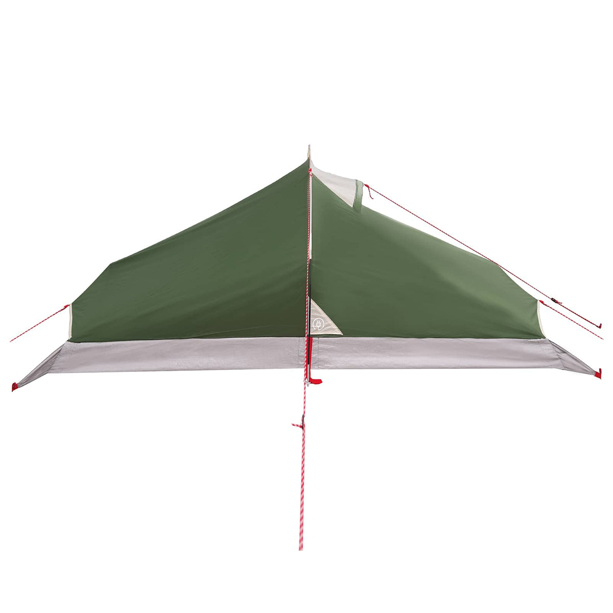 Tents Backpacking Tent Green 4-Person 185T Polyester Pu Coating Portable 260 cm