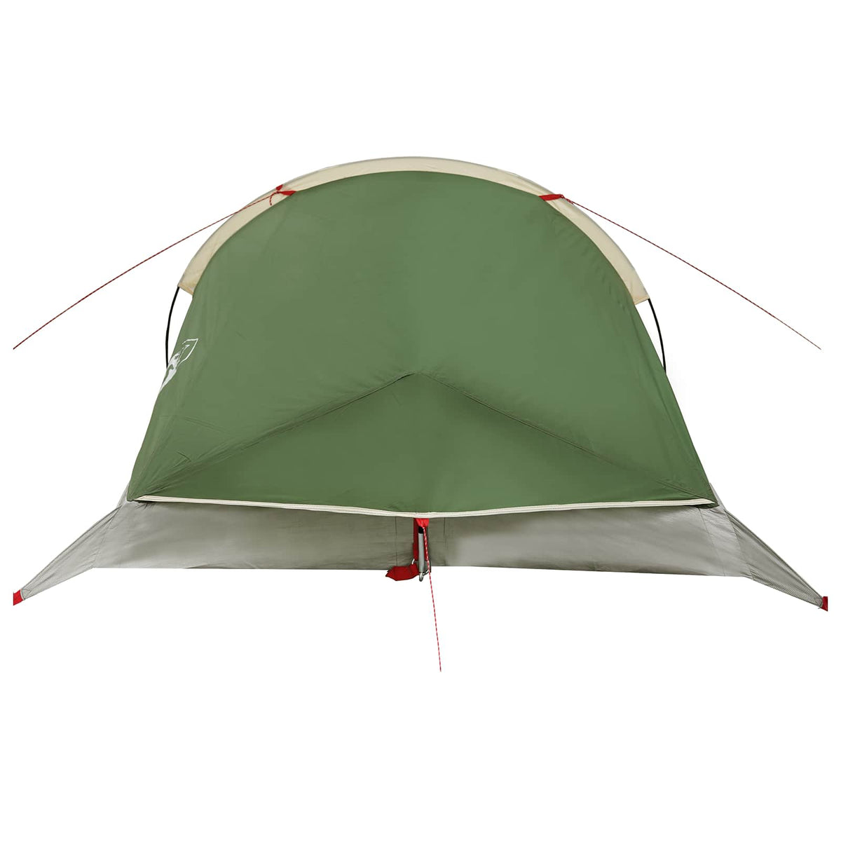 Tents Backpacking Tent Green 4-Person 185T Polyester Pu Coating Portable 260 cm