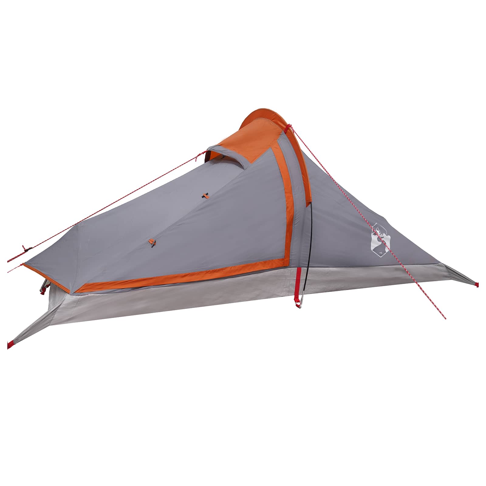 Backpacking Tent Grey And Orange 4-Person