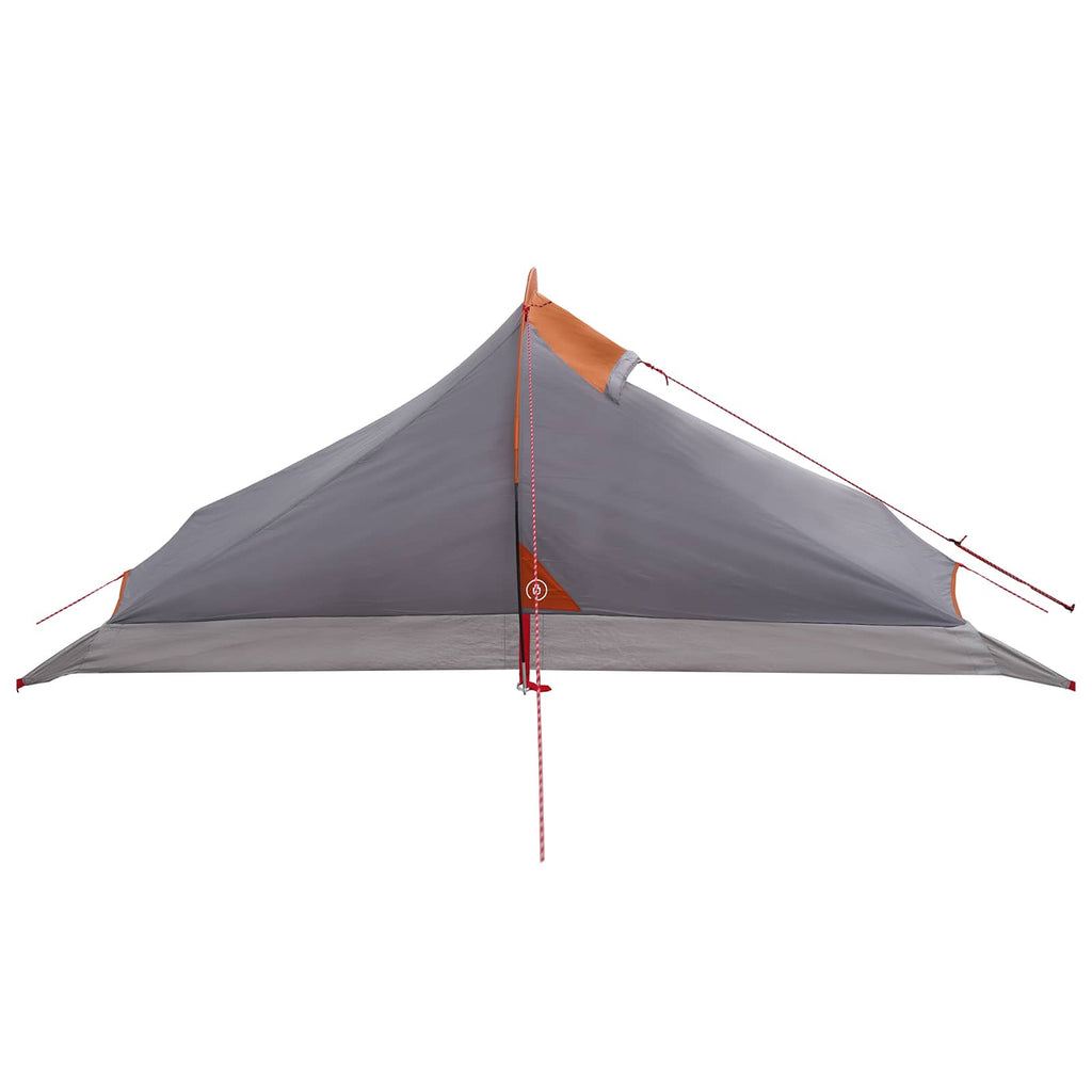 Backpacking Tent Grey And Orange 4-Person