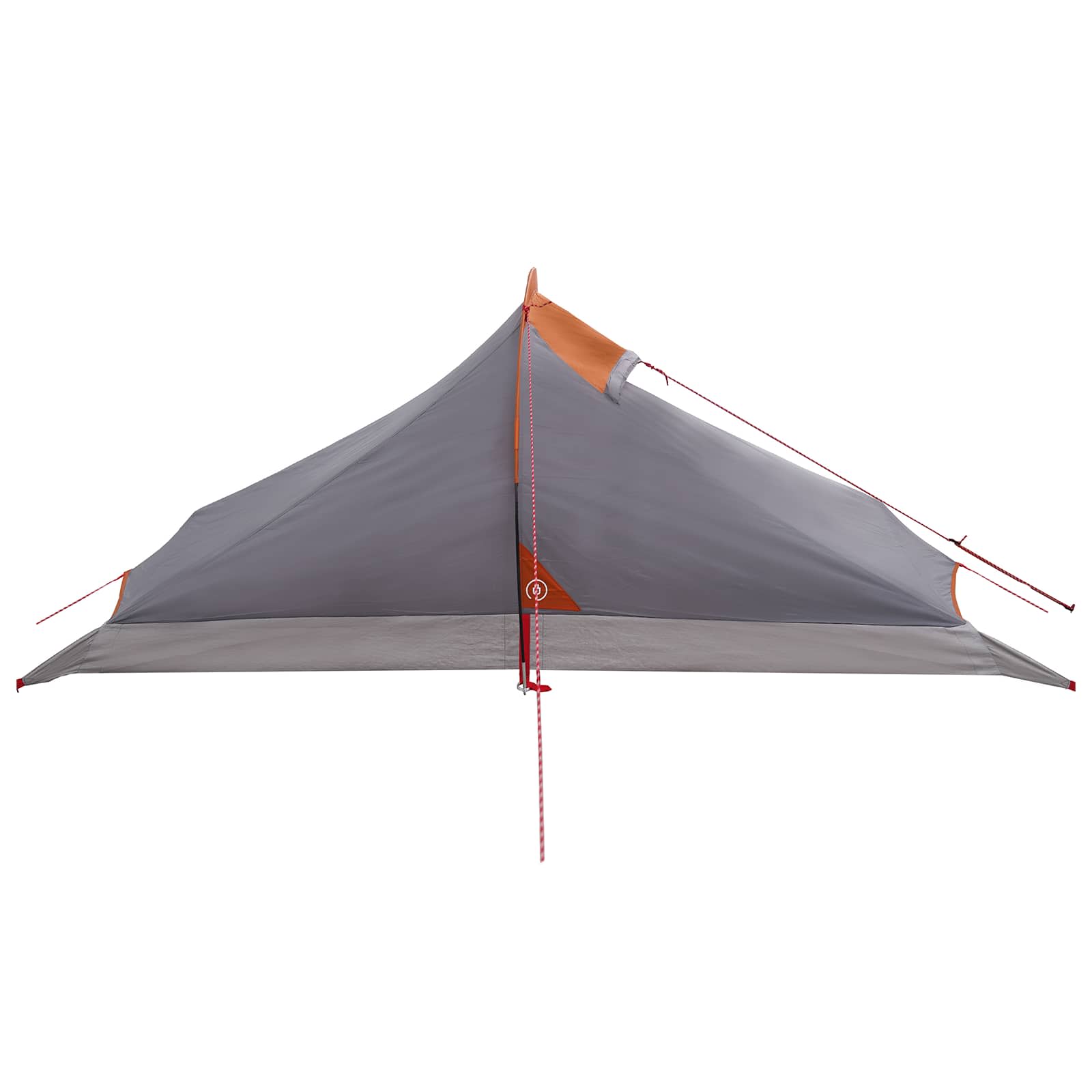 Backpacking Tent Grey And Orange 4-Person