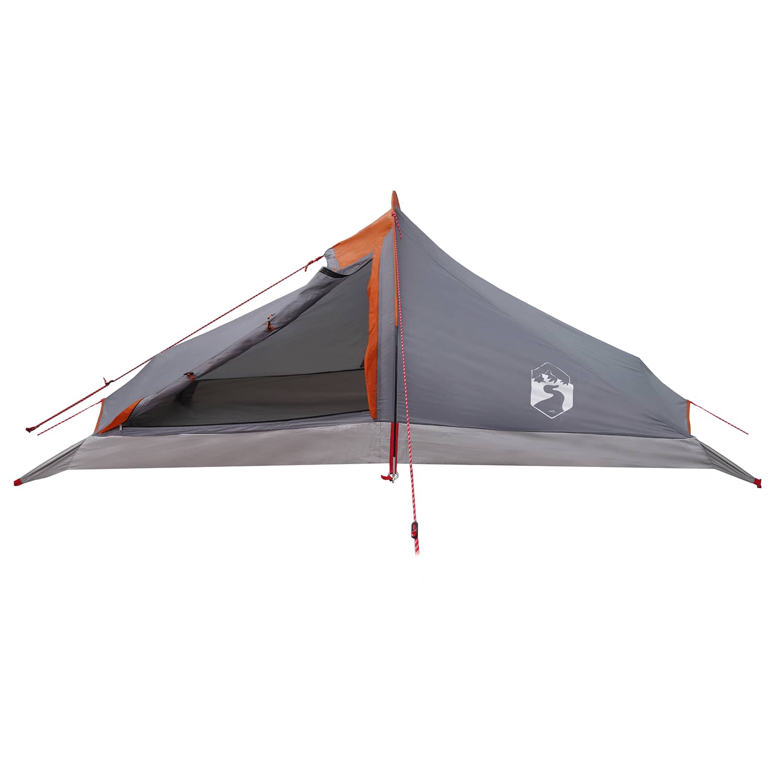 Backpacking Tent Grey And Orange 4-Person