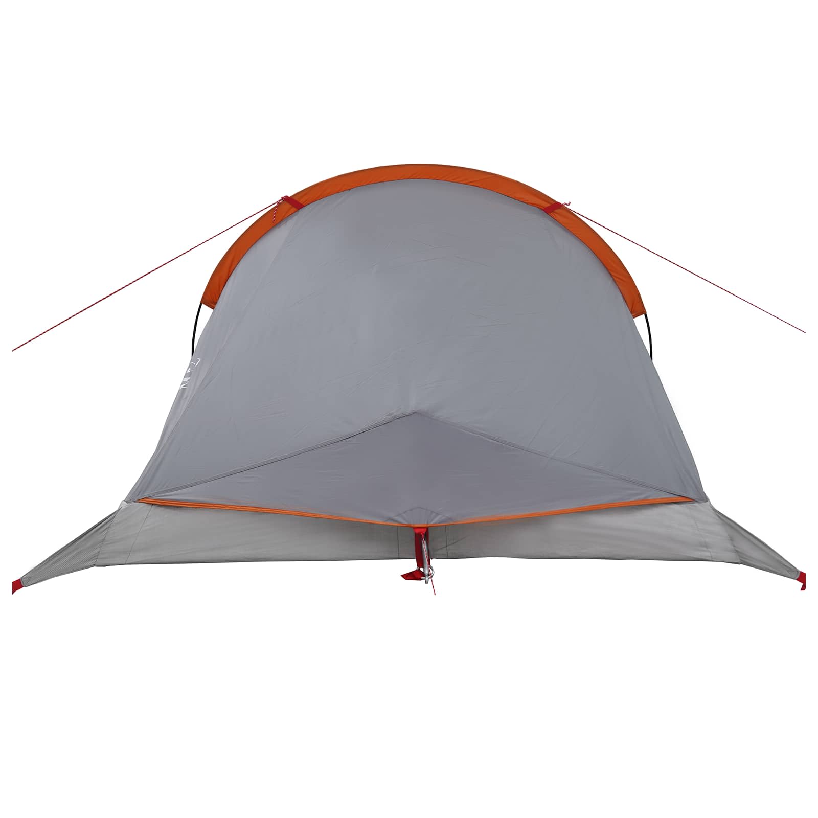 Backpacking Tent Grey And Orange 4-Person