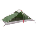 Backpacking Tent Green 2-Person 185T Polyester With Pu Coating
