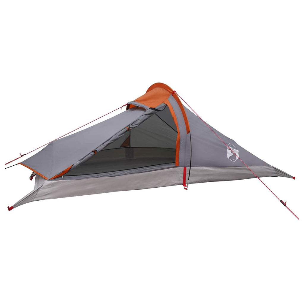 Backpacking Tent Grey And Orange 2-Person