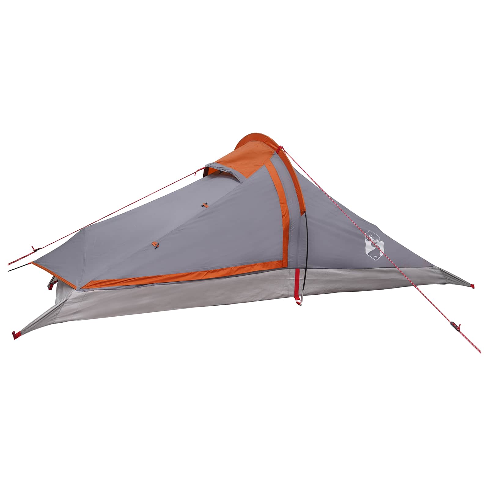 Backpacking Tent Grey And Orange 2-Person