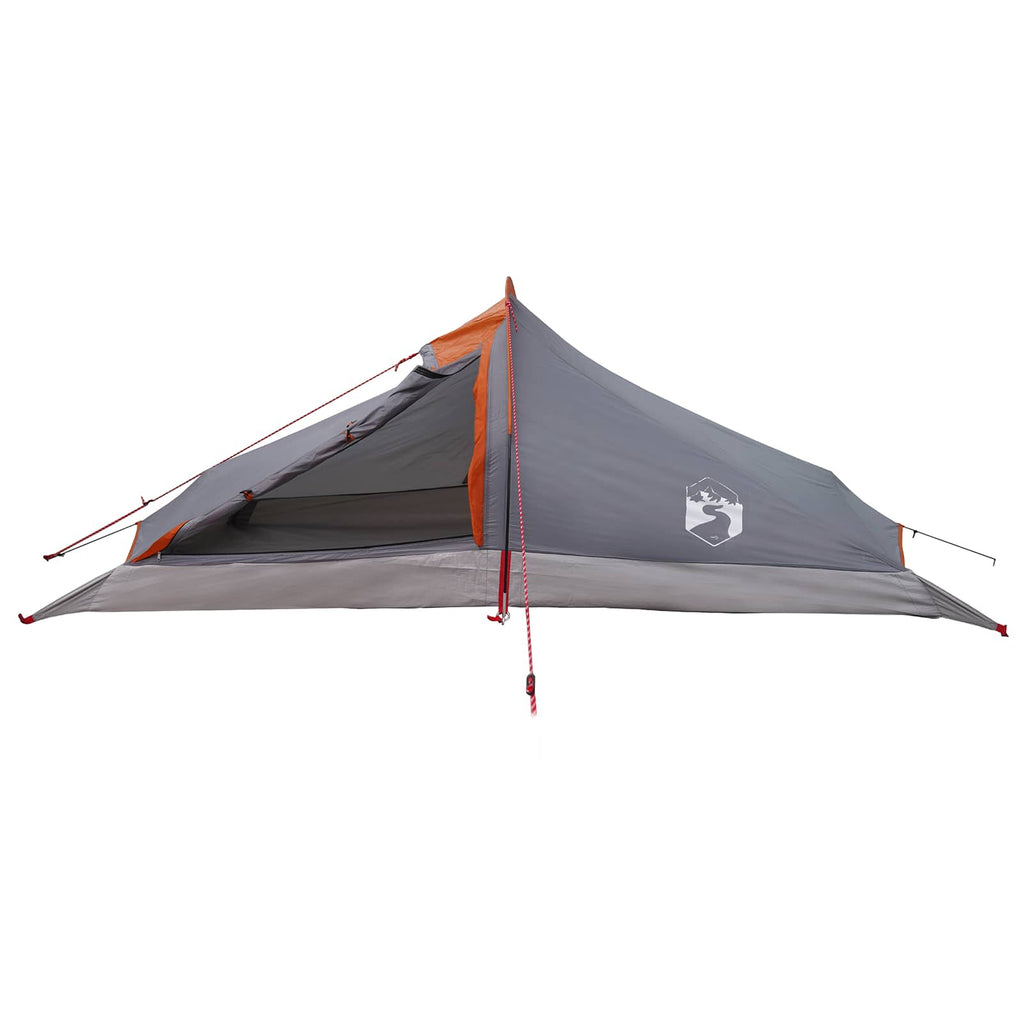 Backpacking Tent Grey And Orange 2-Person