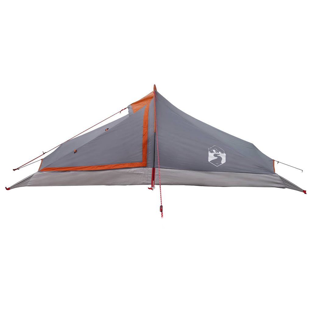 Backpacking Tent Grey And Orange 2-Person