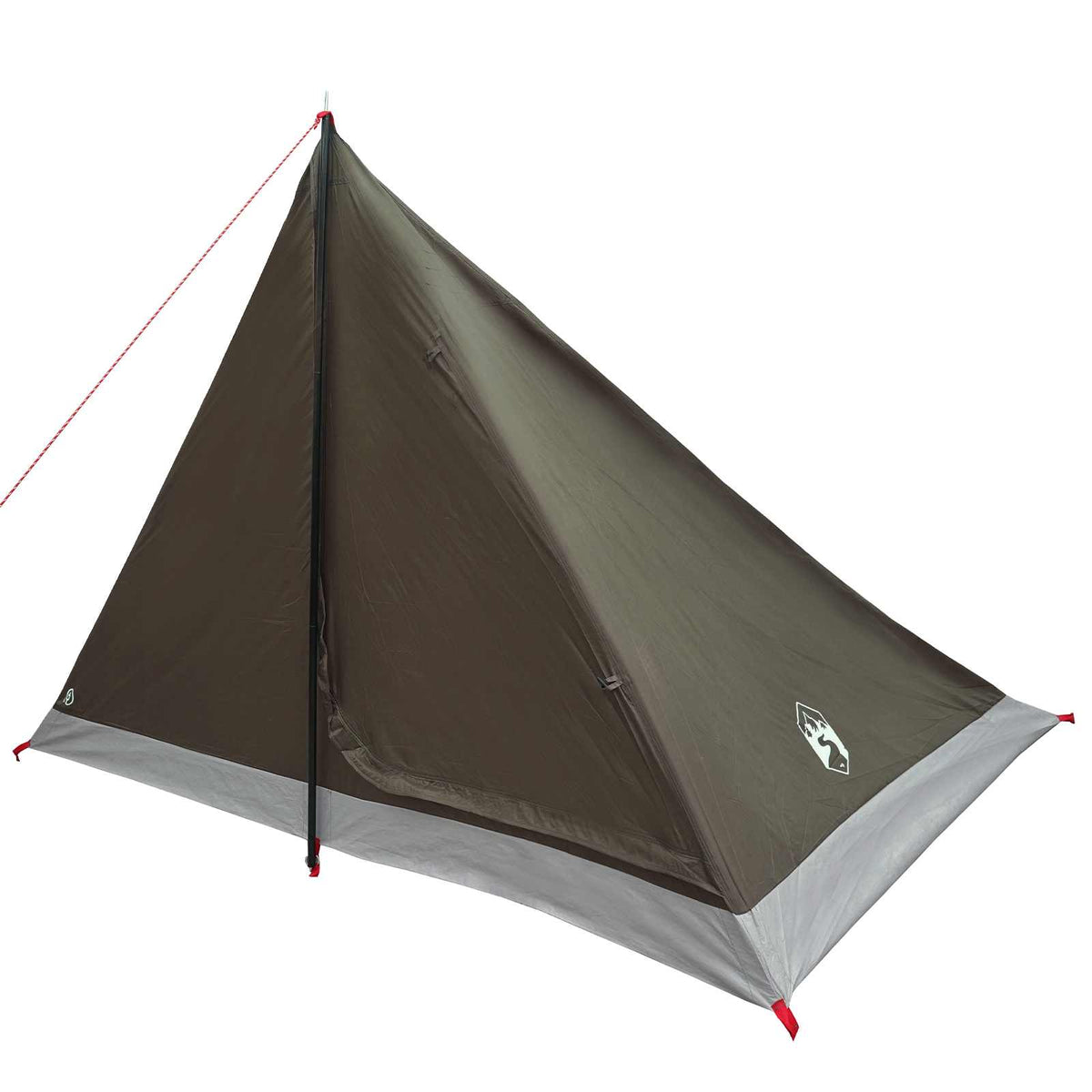 Tents Backpacking Tent Brown Grey 4-Person Brown and grey Portable 248 cm