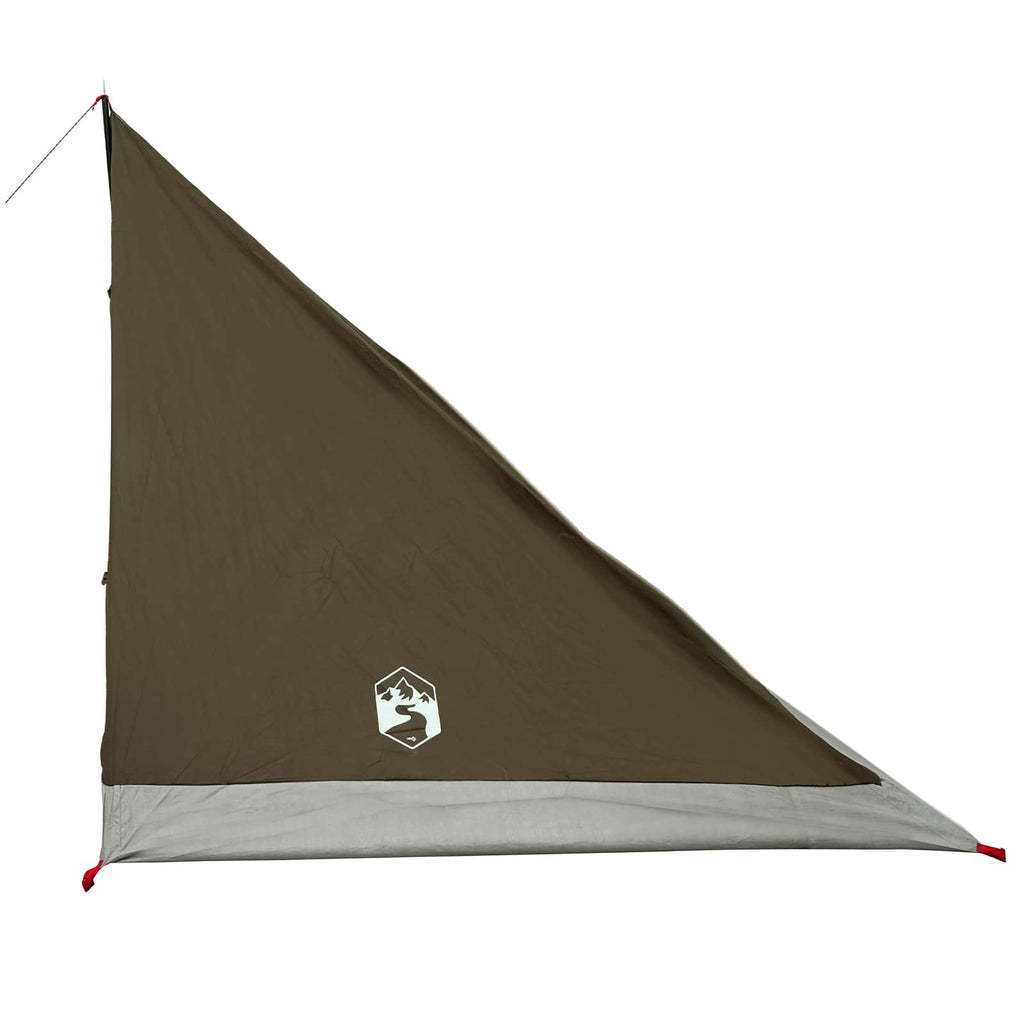 Tents Backpacking Tent Brown Grey 4-Person Brown and grey Portable 248 cm