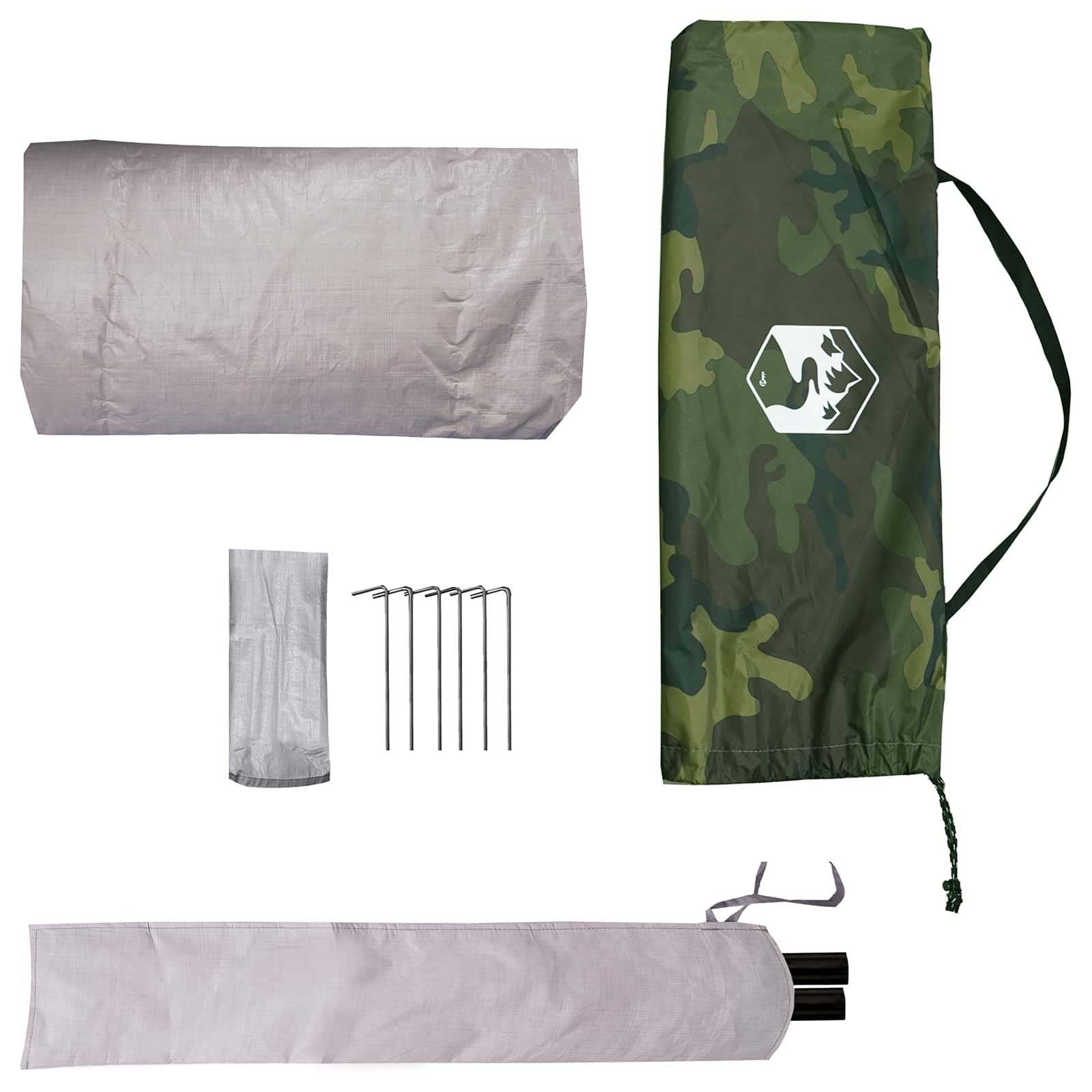 Backpacking Tent Camouflage 4-Person