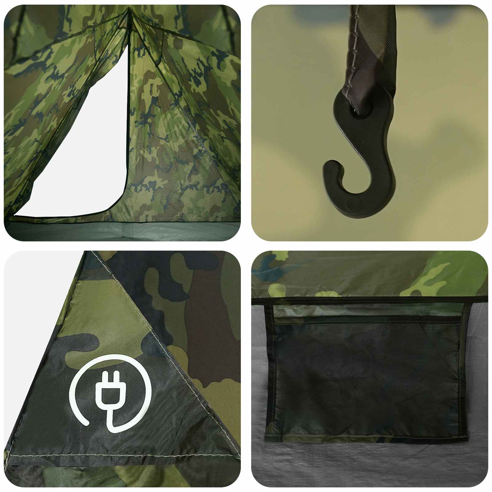 Backpacking Tent Camouflage 2-Person