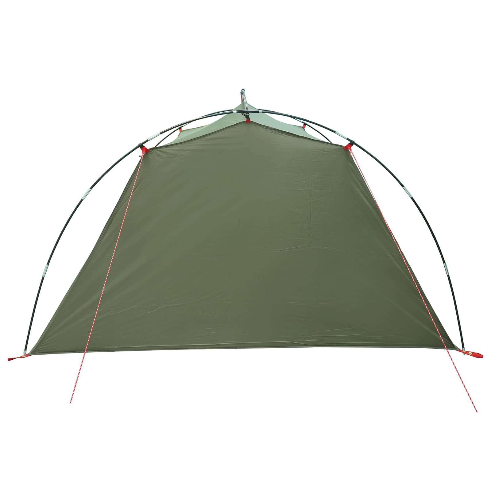 Tunnel Tent Olive Green 4-Person 185T Polyester With Pu Coating