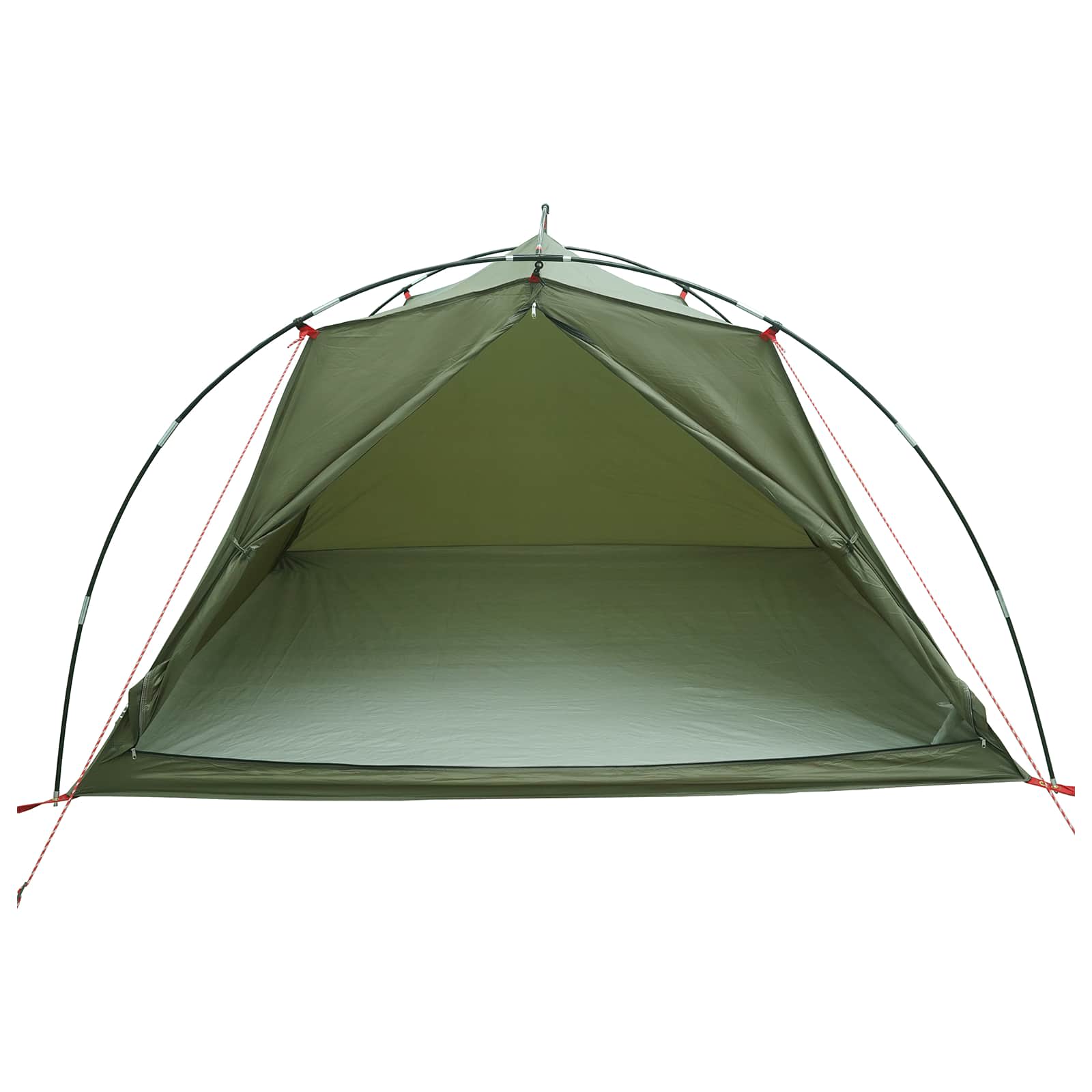 Tunnel Tent Olive Green 4-Person 185T Polyester With Pu Coating