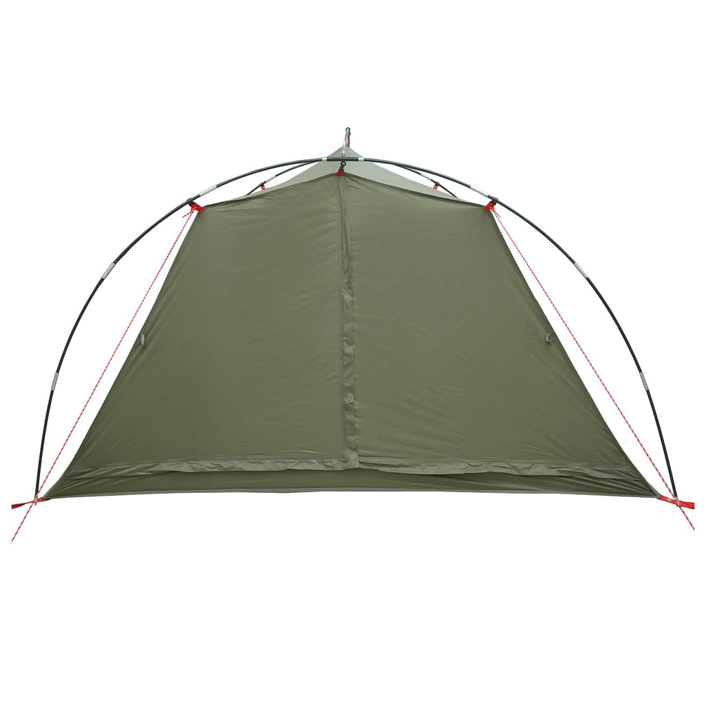 Tunnel Tent Olive Green 4-Person 185T Polyester With Pu Coating