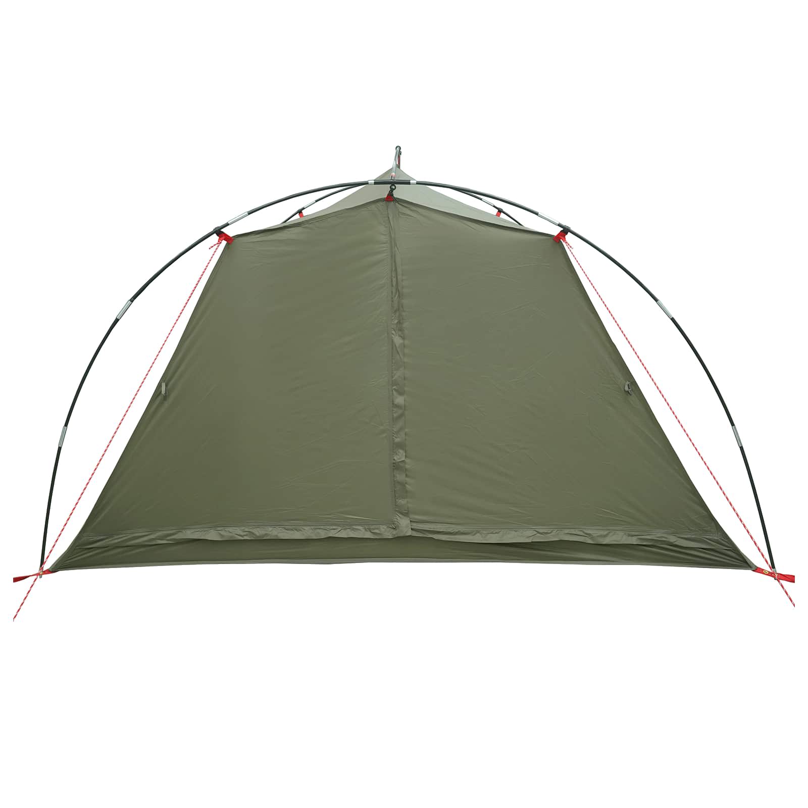 Tunnel Tent Olive Green 4-Person 185T Polyester With Pu Coating